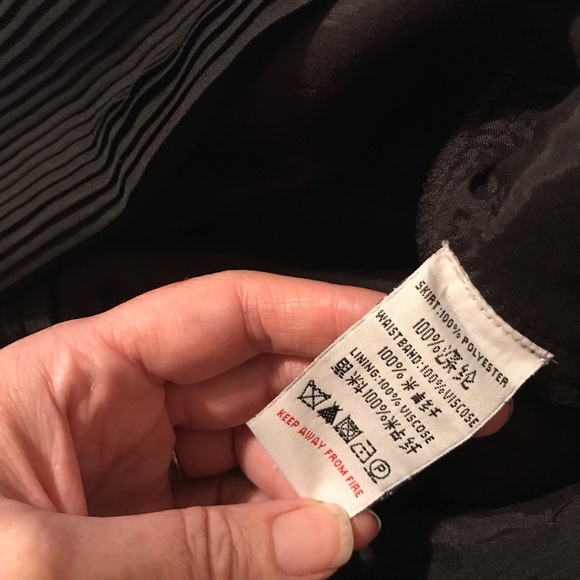 Reiss Black Ribbed Mini Skirt Size 6 - Picture 8 of 8